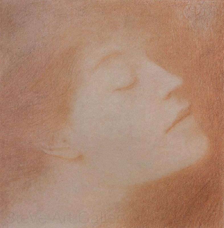 Fernand Khnopff Head of a Woman Spain oil painting art